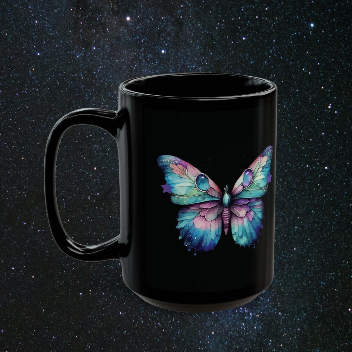 Fragile Yet Beautiful Black Mug - MindLight Apparel - Fragile Yet Beautiful Black Mug - 15oz - -