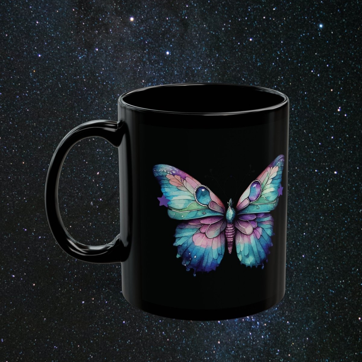 Fragile Yet Beautiful Black Mug - MindLight Apparel - Fragile Yet Beautiful Black Mug - 15oz - -