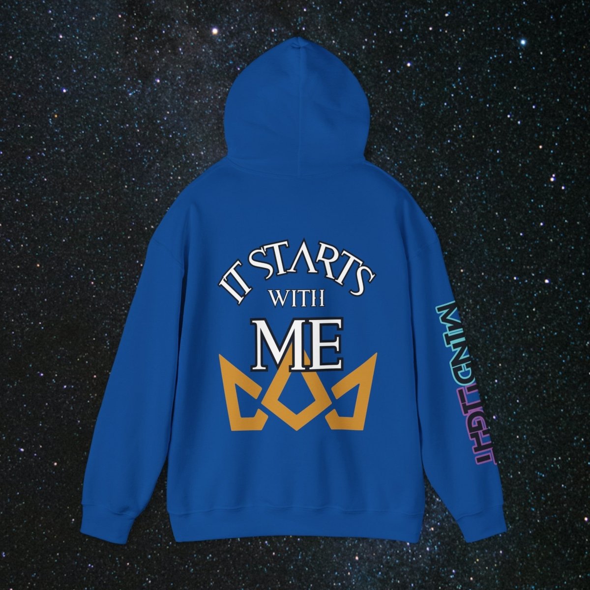 'Generational Rise' Men's Pullover Hoodie - MindLight Apparel - 'Generational Rise' Men's Pullover Hoodie - Dark Chocolate - S -