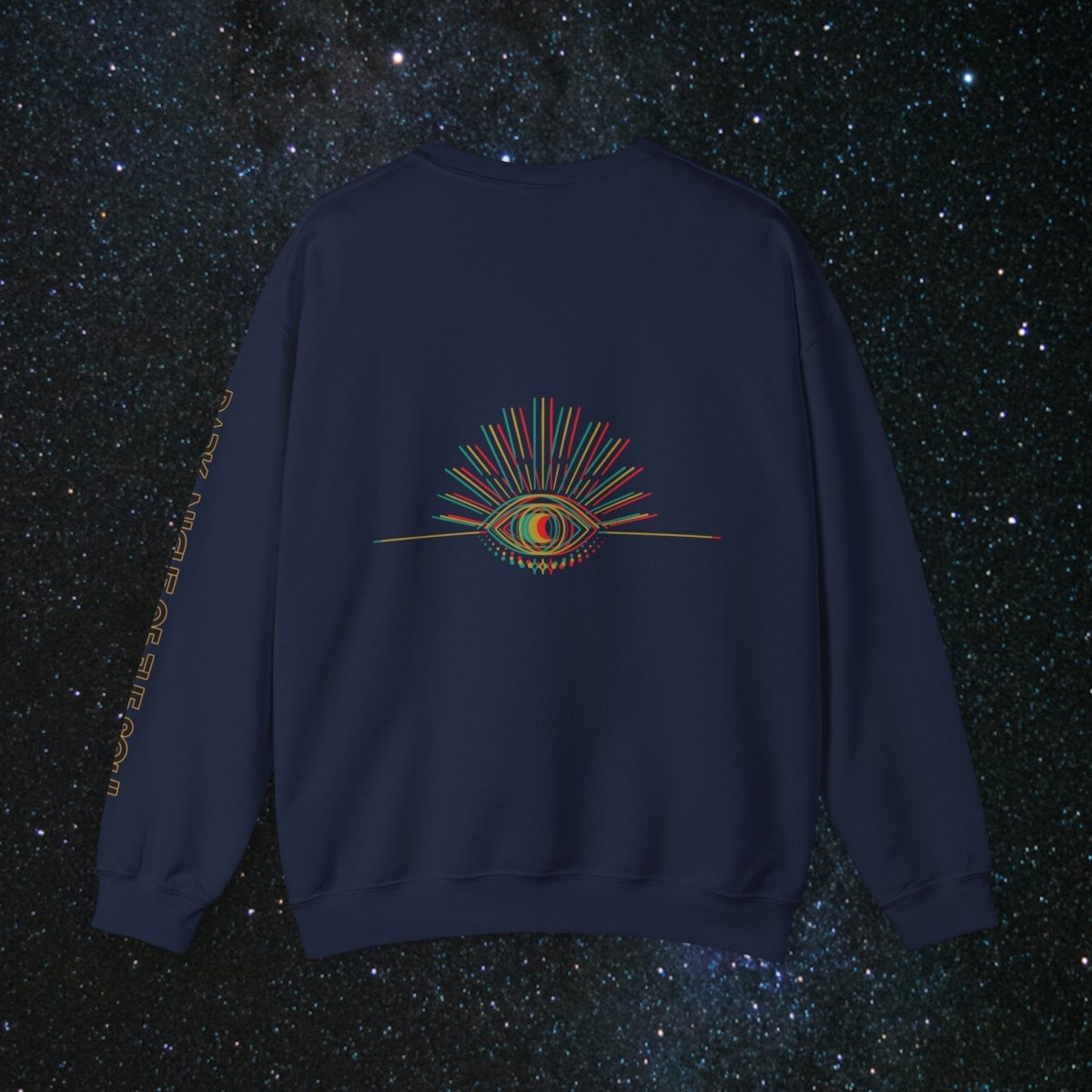 Glitch SoulGleam Unisex Long Sleeve Sweatshirt - MindLight Apparel - Glitch SoulGleam Unisex Long Sleeve Sweatshirt - S - Heather Sport Dark Maroon -