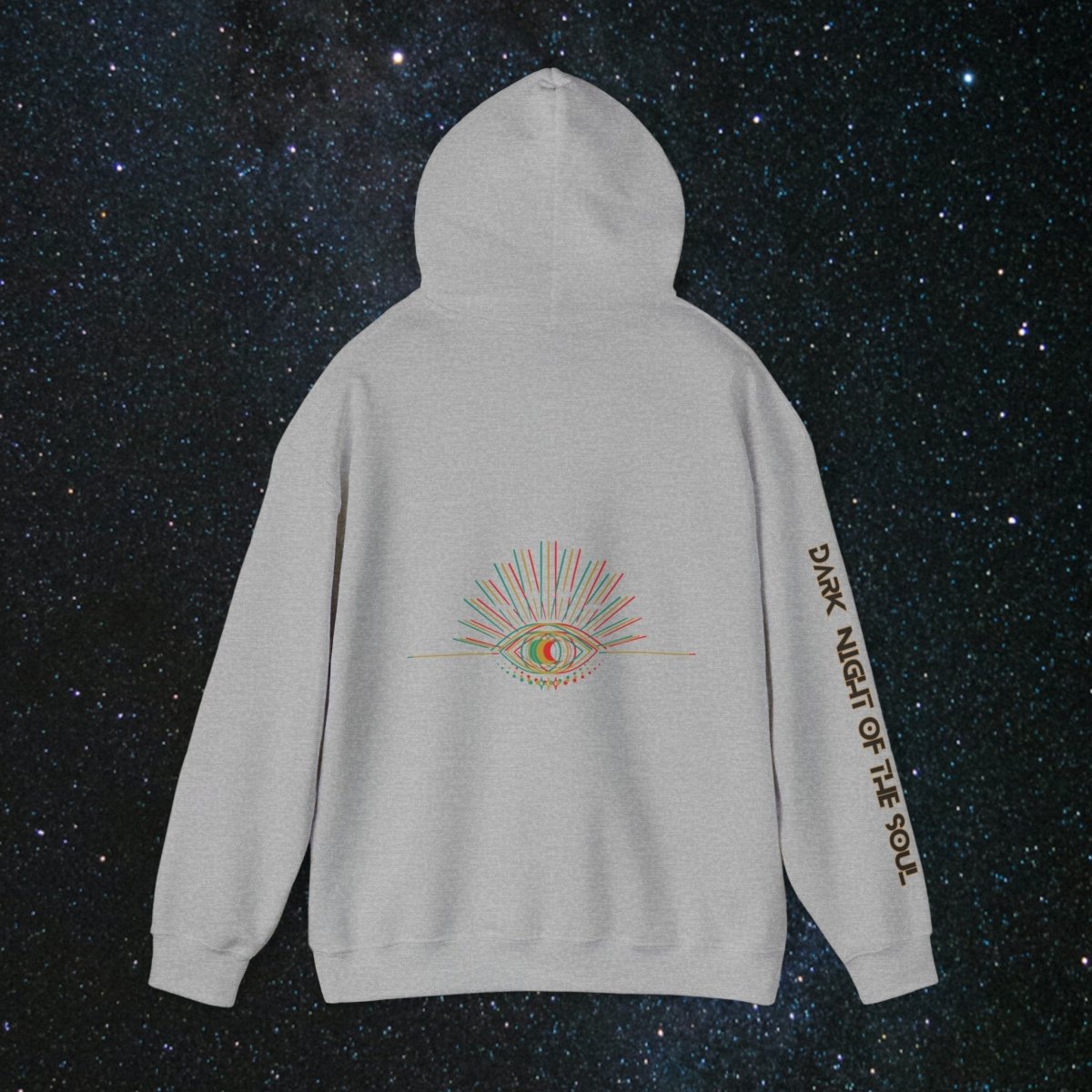 Glitch Soulgleam - Unisex Pullover Hoodie - MindLight Apparel - Glitch Soulgleam - Unisex Pullover Hoodie - Dark Chocolate - S -