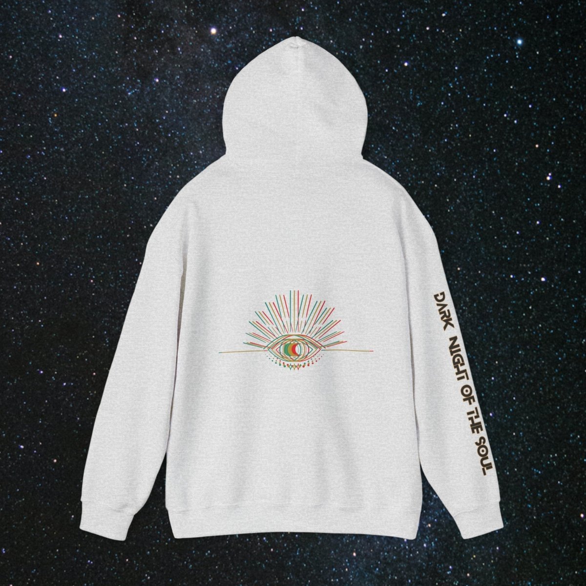 Glitch Soulgleam - Unisex Pullover Hoodie - MindLight Apparel - Glitch Soulgleam - Unisex Pullover Hoodie - Dark Chocolate - S -