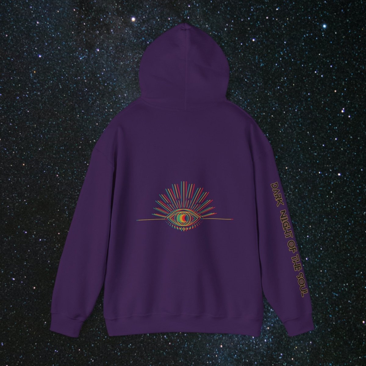 Glitch Soulgleam - Unisex Pullover Hoodie - MindLight Apparel - Glitch Soulgleam - Unisex Pullover Hoodie - Dark Chocolate - S -