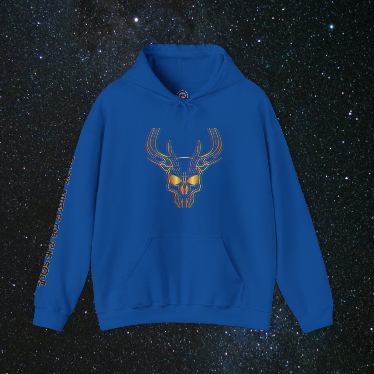 Glitch Soulgleam - Unisex Pullover Hoodie - MindLight Apparel - Glitch Soulgleam - Unisex Pullover Hoodie - Royal - S -