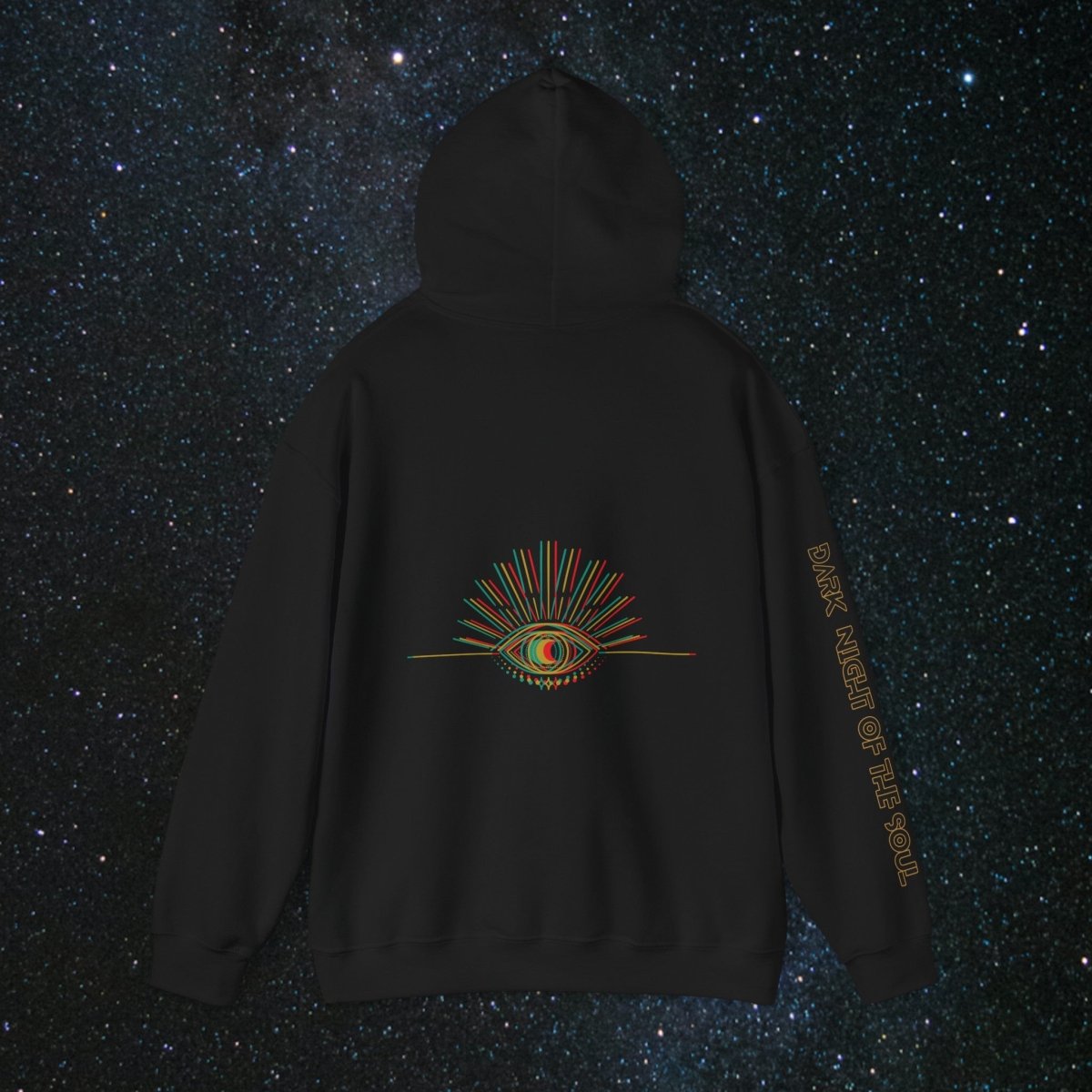 Glitch Soulgleam - Unisex Pullover Hoodie - MindLight Apparel - Glitch Soulgleam - Unisex Pullover Hoodie - Dark Chocolate - S -