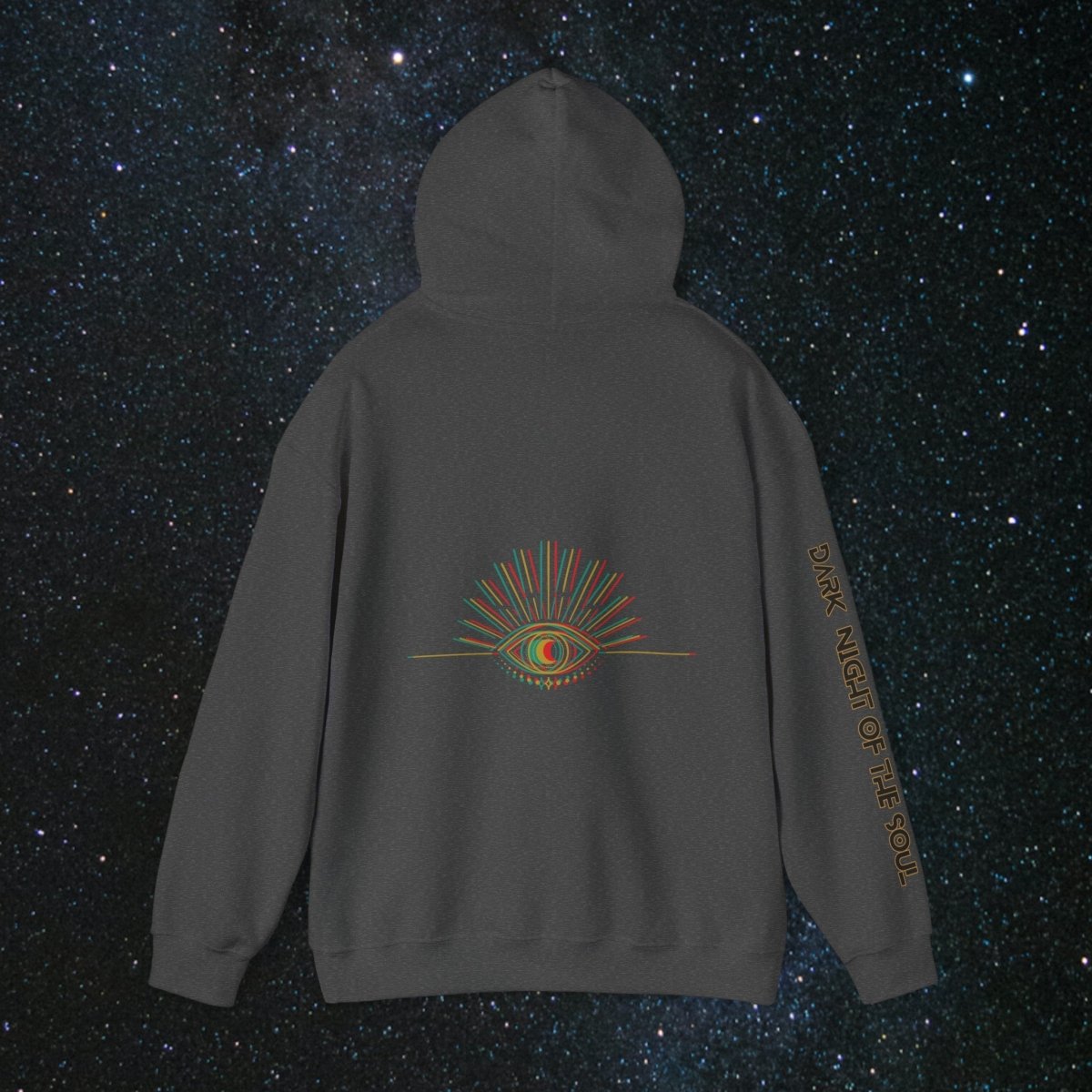 Glitch Soulgleam - Unisex Pullover Hoodie - MindLight Apparel - Glitch Soulgleam - Unisex Pullover Hoodie - Dark Chocolate - S -