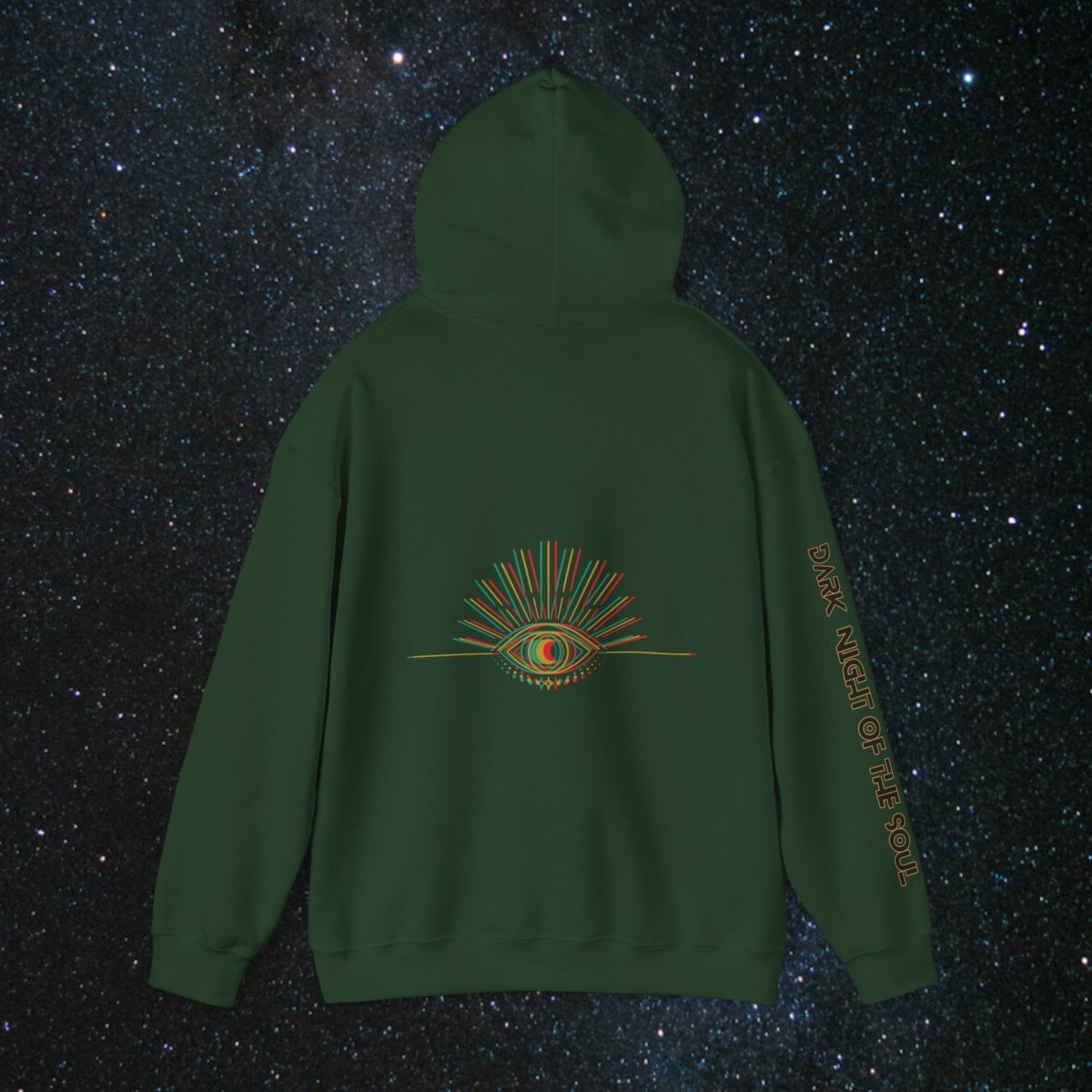 Glitch Soulgleam - Unisex Pullover Hoodie - MindLight Apparel - Glitch Soulgleam - Unisex Pullover Hoodie - Dark Chocolate - S -