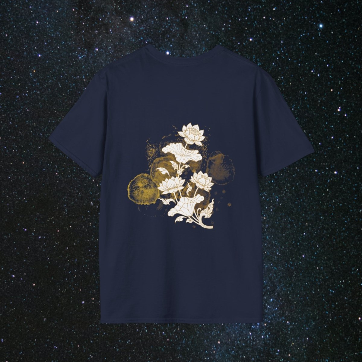 'Golden Child' Flower Unisex Softstyle T - Shirt - MindLight Apparel - 'Golden Child' Flower Unisex Softstyle T - Shirt - Maroon - S -