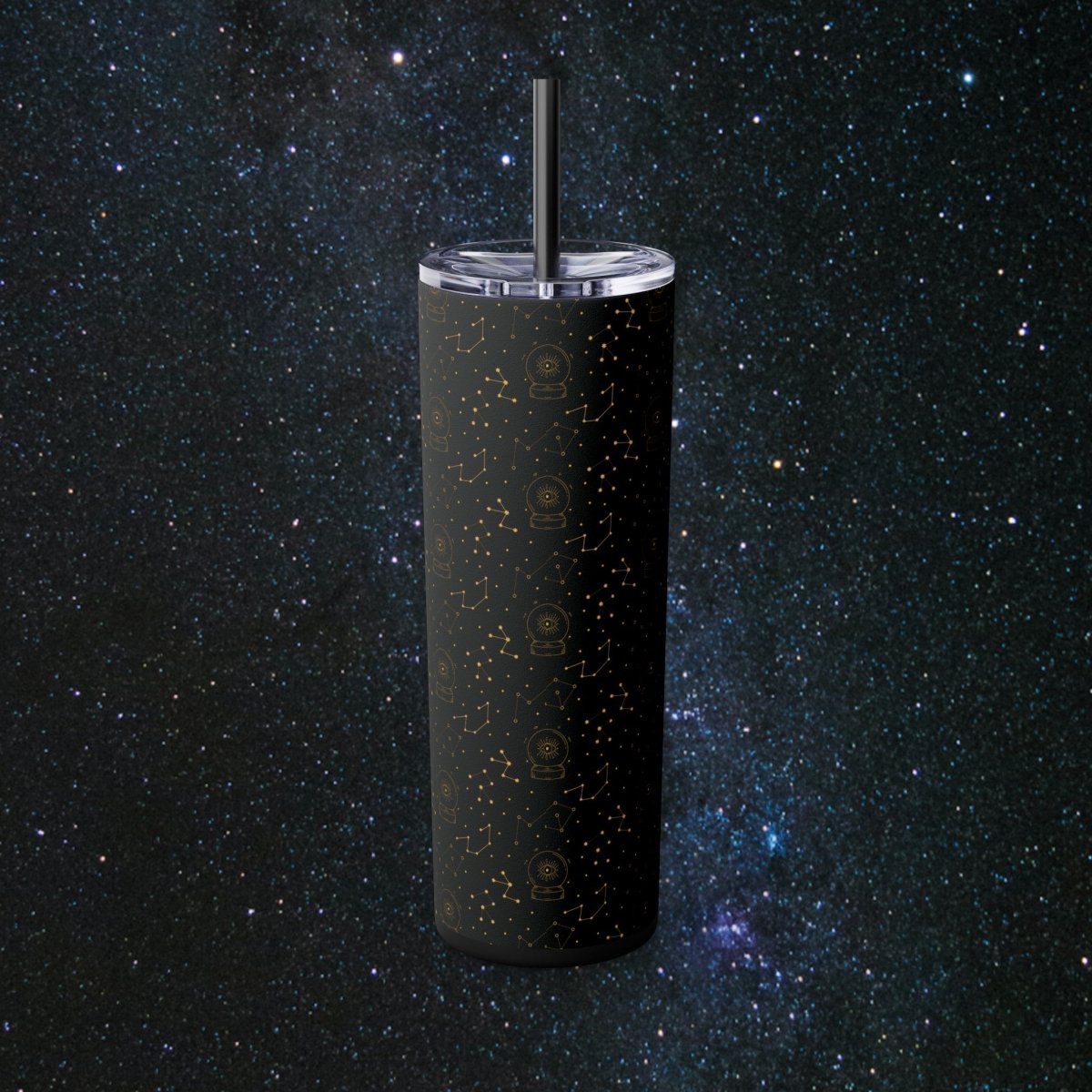 Golden Child Glossy Tumbler - MindLight Apparel - Golden Child Glossy Tumbler - Matte - Black -