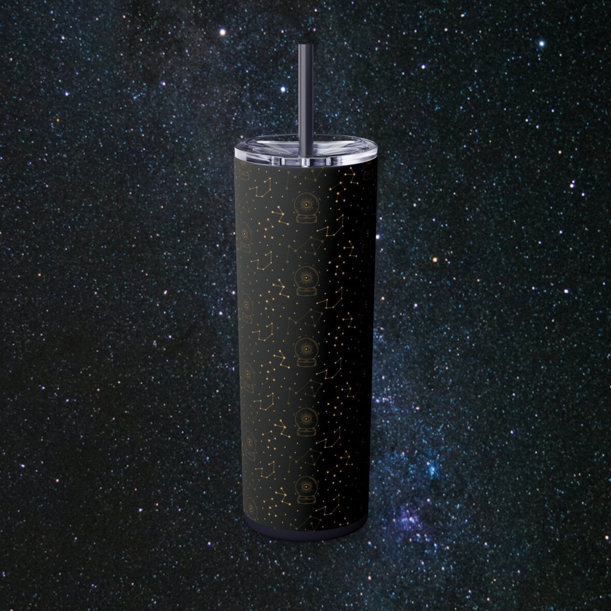 Golden Child Glossy Tumbler - MindLight Apparel - Golden Child Glossy Tumbler - Matte - Black -