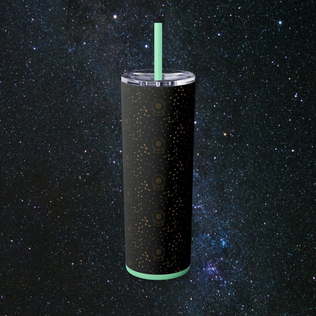 Golden Child Glossy Tumbler - MindLight Apparel - Golden Child Glossy Tumbler - Matte - Black -