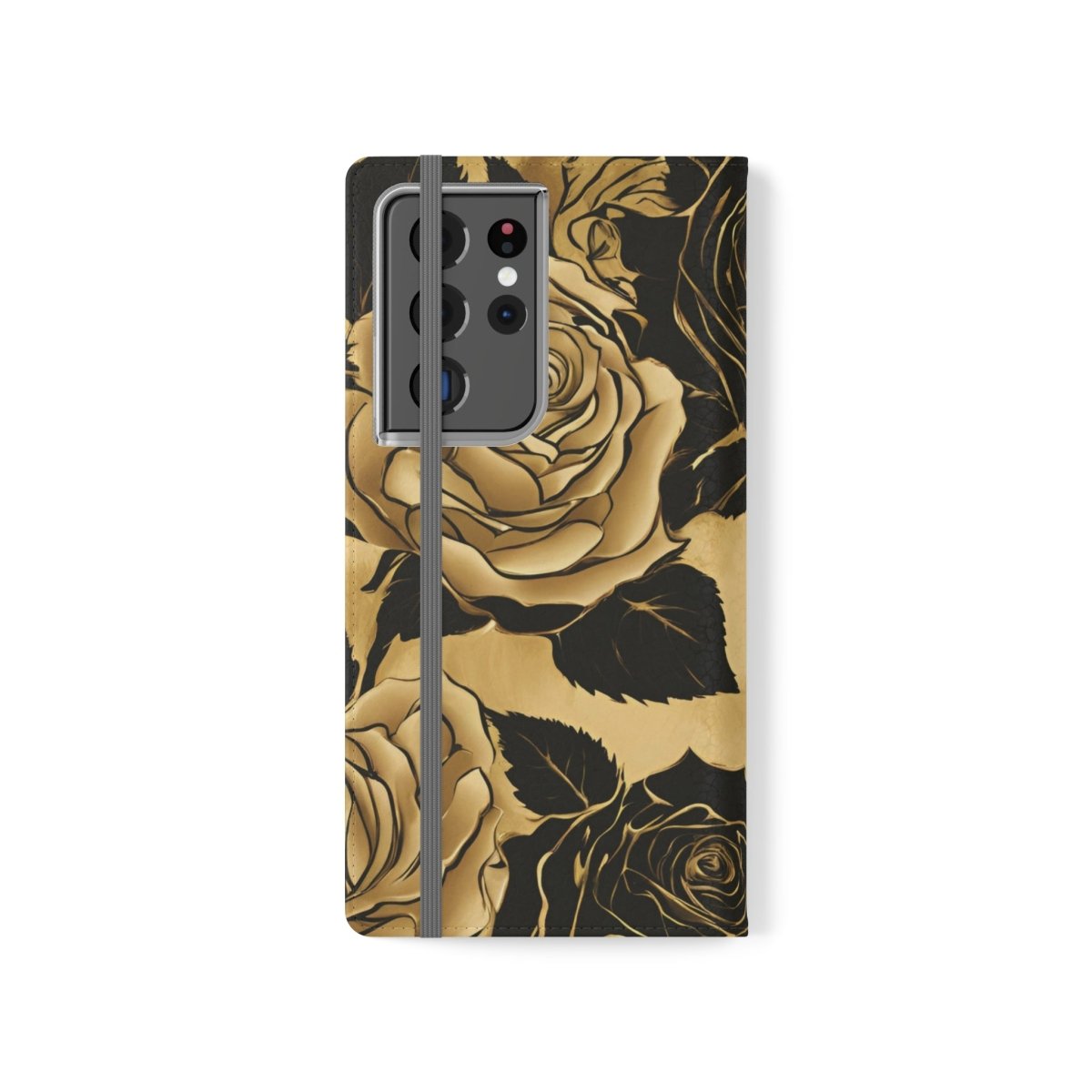 Golden Rose Flip Case - MindLight Apparel - Golden Rose Flip Case - Samsung Galaxy S21 Ultra - -