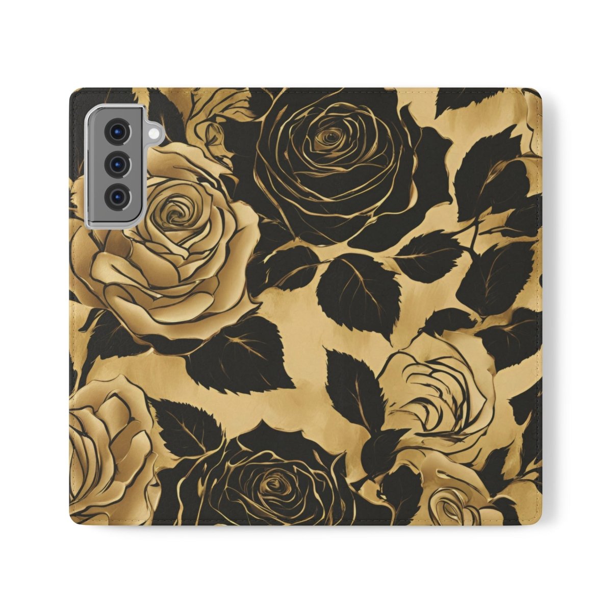Golden Rose Flip Case - MindLight Apparel - Golden Rose Flip Case - Samsung Galaxy S21 Plus - -