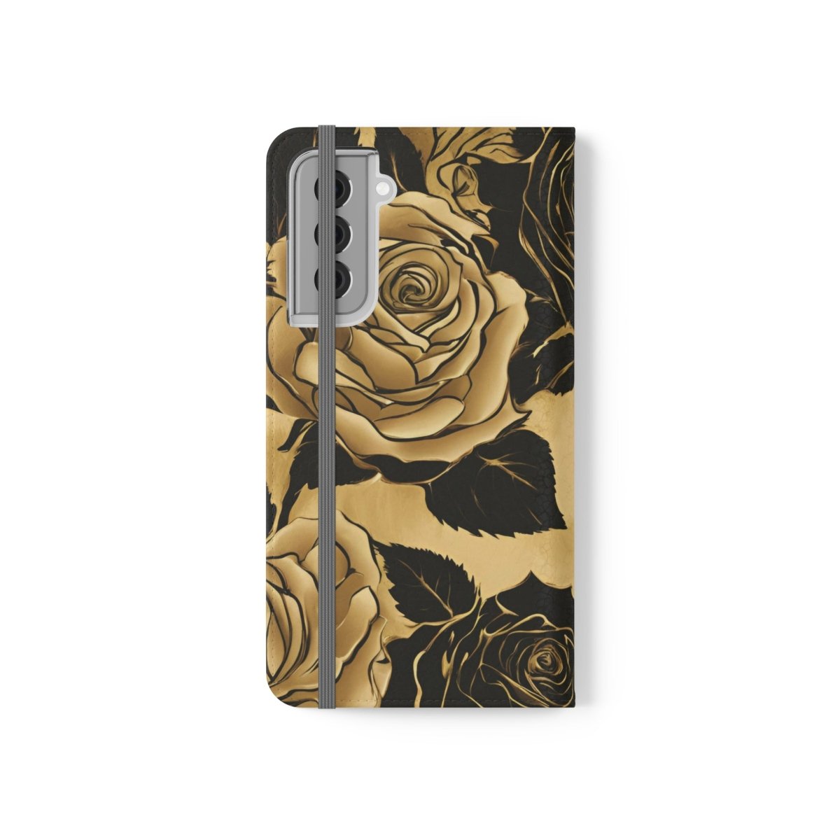 Golden Rose Flip Case - MindLight Apparel - Golden Rose Flip Case - Samsung Galaxy S21 Ultra - -