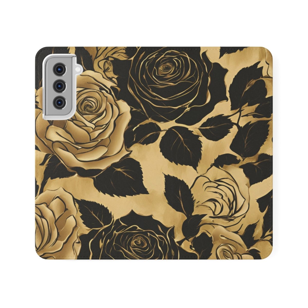 Golden Rose Flip Case - MindLight Apparel - Golden Rose Flip Case - Samsung Galaxy S21 - -