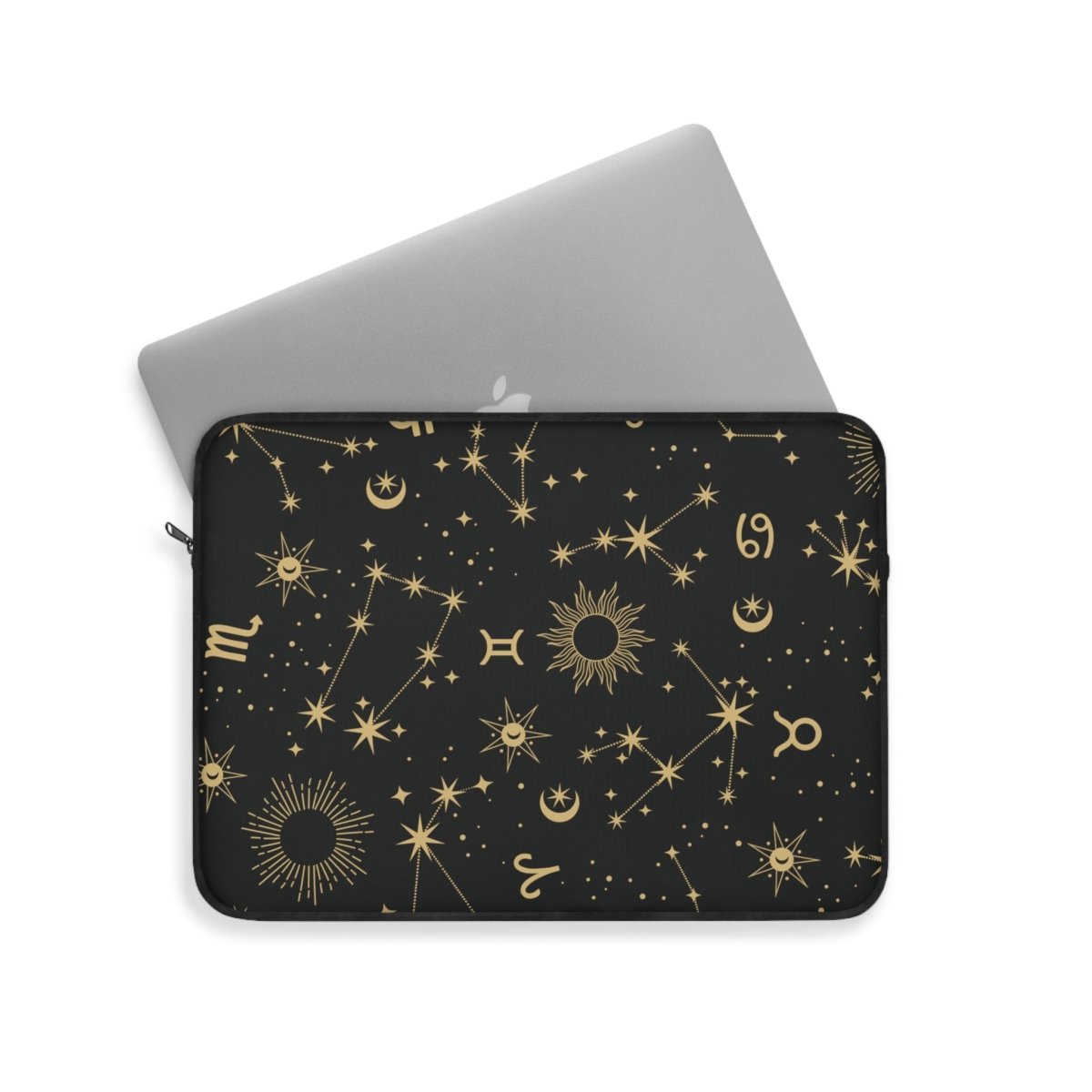 'Golden Zodiac' Laptop Sleeve - MindLight Apparel - 'Golden Zodiac' Laptop Sleeve - 15" - -
