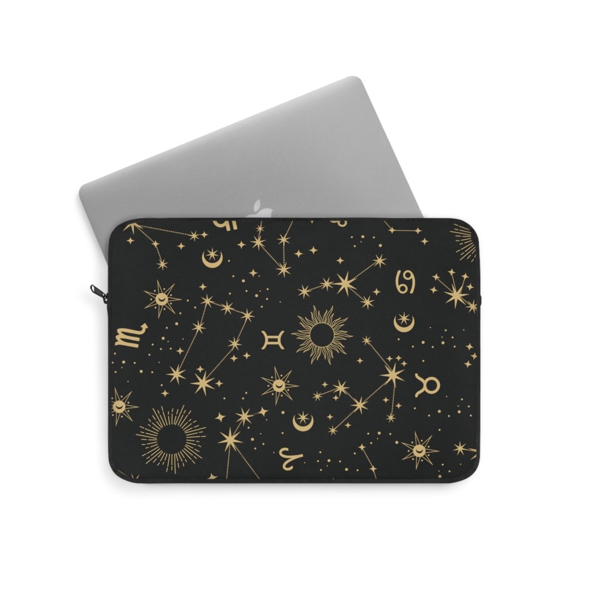 'Golden Zodiac' Laptop Sleeve - MindLight Apparel - 'Golden Zodiac' Laptop Sleeve - 13" - -