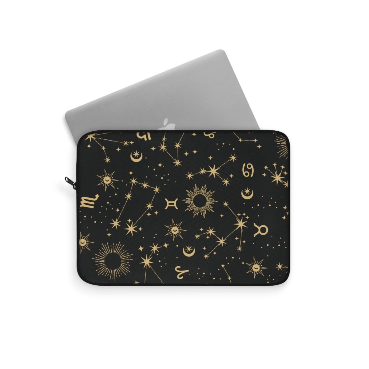'Golden Zodiac' Laptop Sleeve - MindLight Apparel - 'Golden Zodiac' Laptop Sleeve - 12" - -