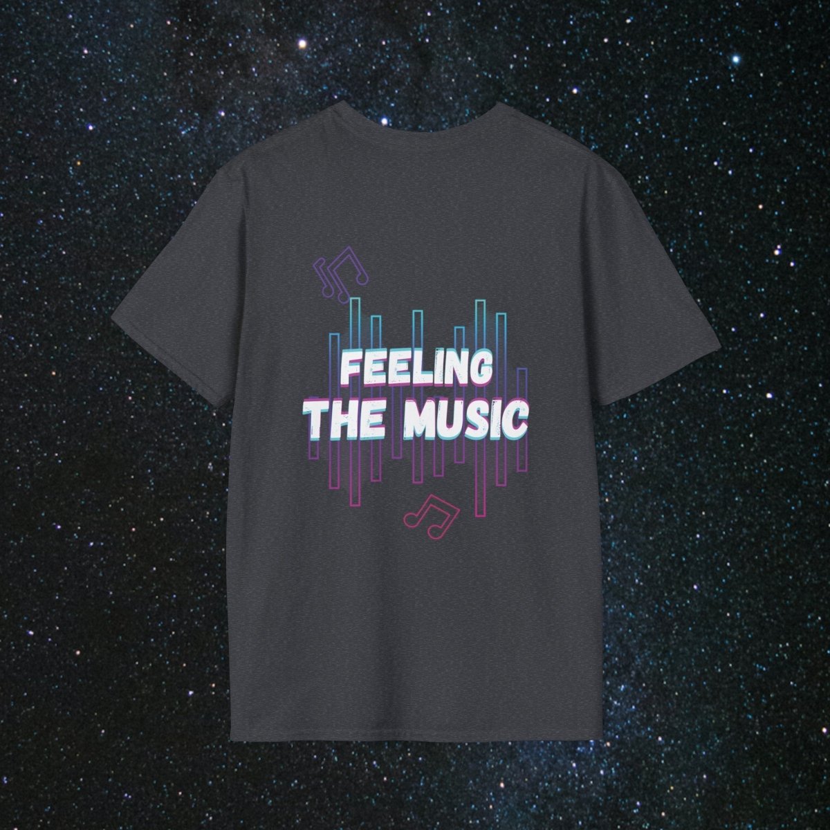 Harmonic Mystique Unisex Softstyle T-Shirt - MindLight Apparel - Harmonic Mystique Unisex Softstyle T-Shirt - Dark Heather Grey - XS -