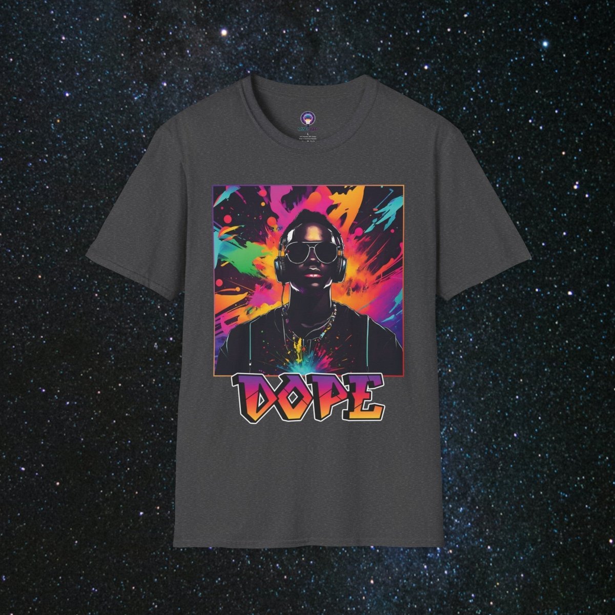 Harmonic Mystique Unisex Softstyle T-Shirt - MindLight Apparel - Harmonic Mystique Unisex Softstyle T-Shirt - Dark Heather - XS -