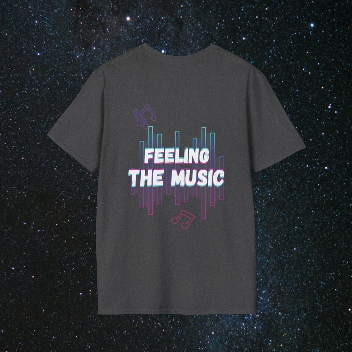 Harmonic Mystique Unisex Softstyle T-Shirt - MindLight Apparel - Harmonic Mystique Unisex Softstyle T-Shirt - Dark Heather Grey - XS -