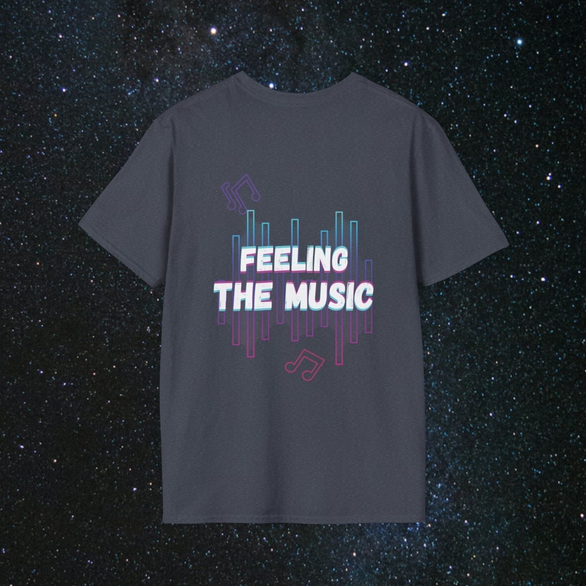 Harmonic Mystique Unisex Softstyle T-Shirt - MindLight Apparel - Harmonic Mystique Unisex Softstyle T-Shirt - Dark Heather Grey - XS -
