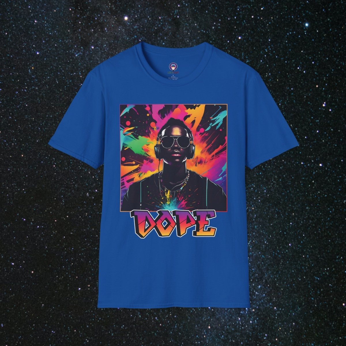 Harmonic Mystique Unisex Softstyle T-Shirt - MindLight Apparel - Harmonic Mystique Unisex Softstyle T-Shirt - Royal - XS -