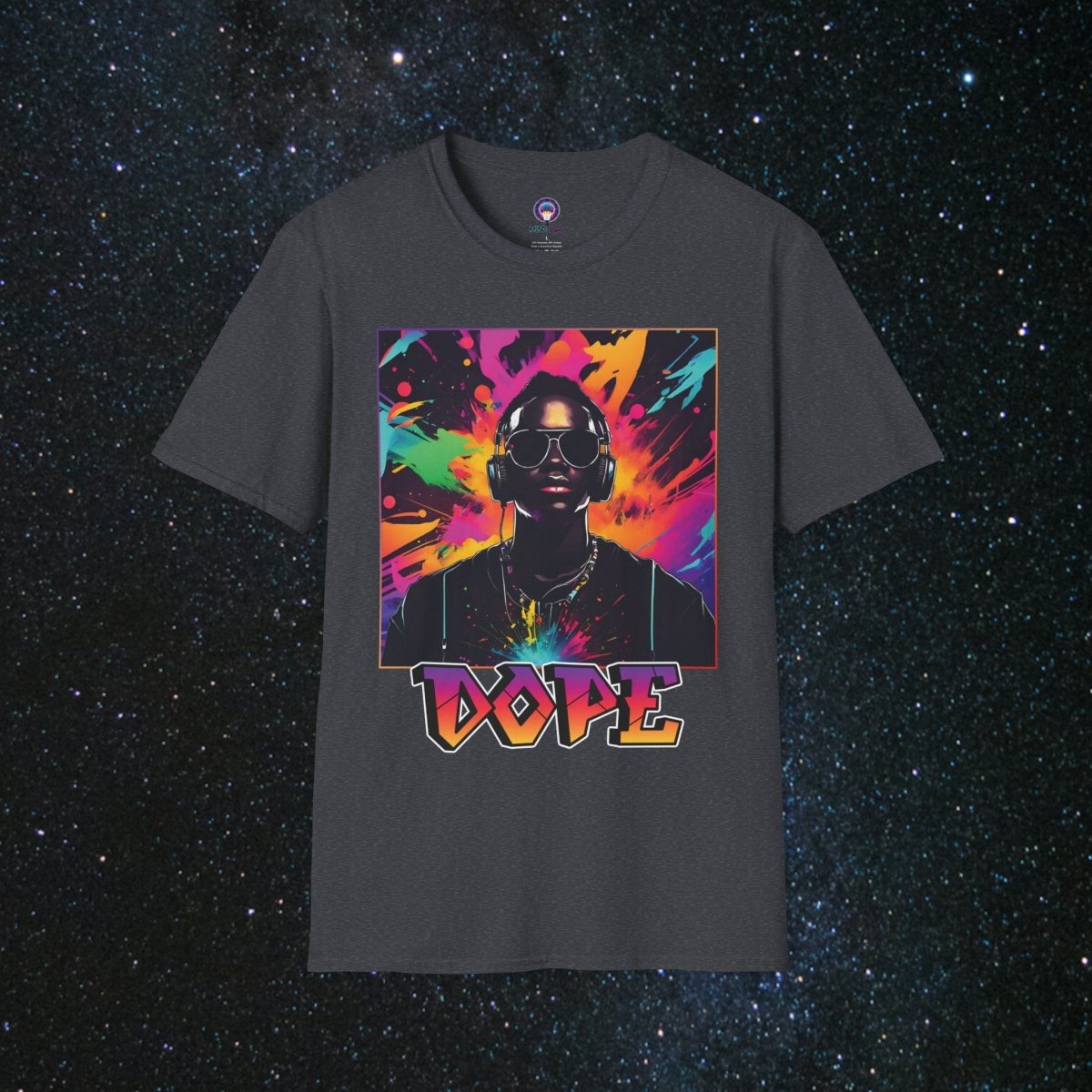 Harmonic Mystique Unisex Softstyle T-Shirt - MindLight Apparel - Harmonic Mystique Unisex Softstyle T-Shirt - Dark Heather Grey - XS -