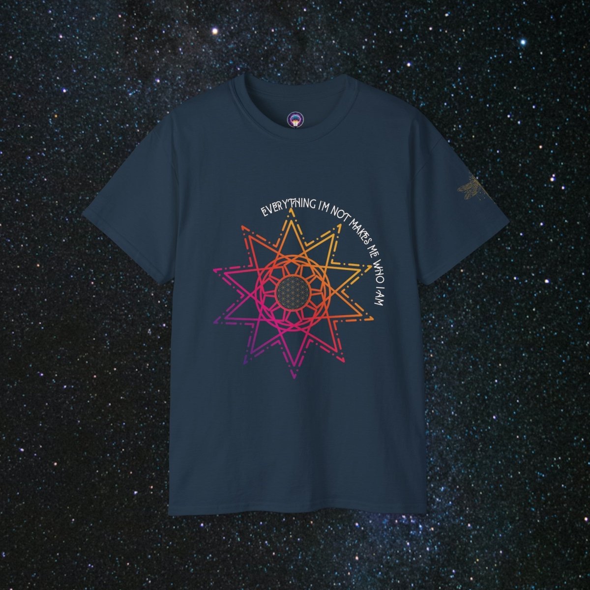 "I AM" Loose Fit Women's Tee - MindLight Apparel - "I AM" Loose Fit Women's Tee - Blue Dusk - S -