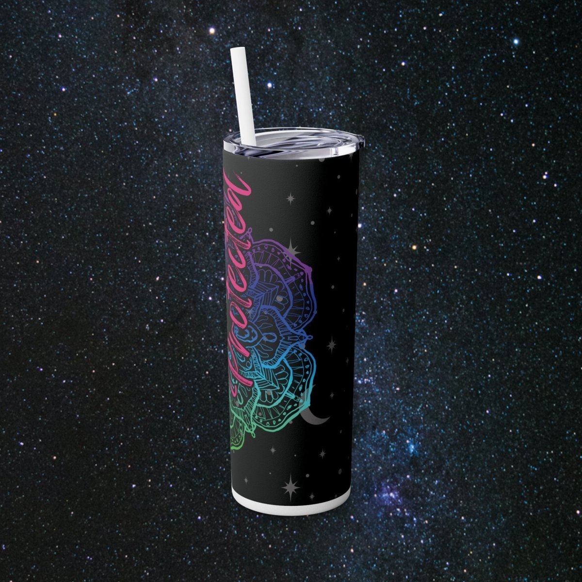 I Am Protected Glossy Tumbler - MindLight Apparel - I Am Protected Glossy Tumbler - Matte - Black -