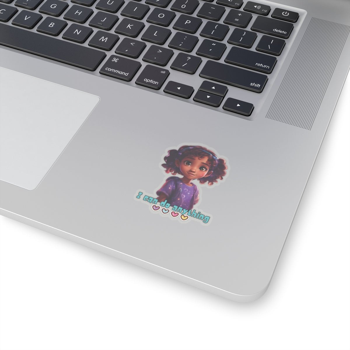 I Can Do Anything Kids Stickers - MindLight Apparel - I Can Do Anything Kids Stickers - 6" × 6" - White -