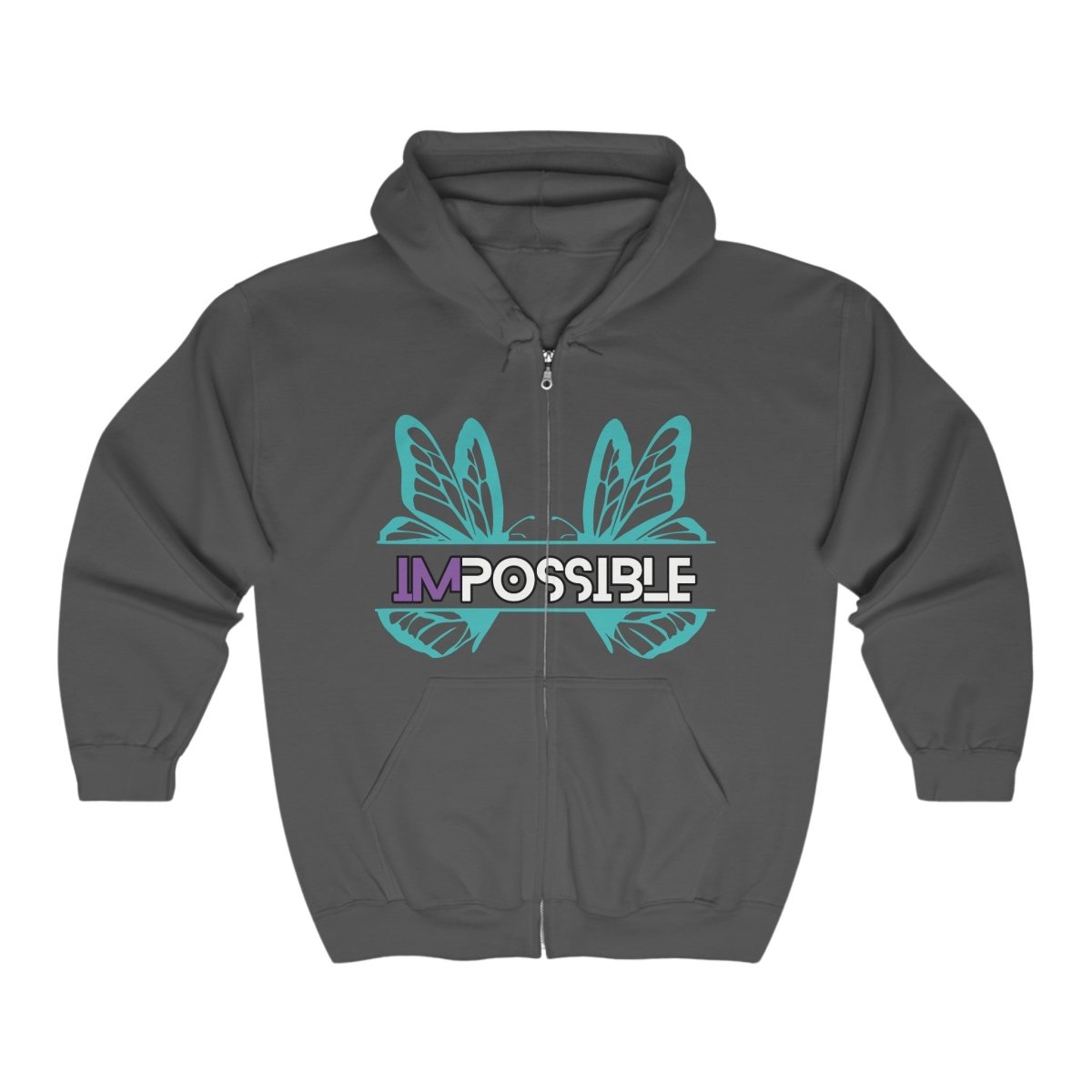 I'm Possible Women's Hoodie - MindLight Apparel - I'm Possible Women's Hoodie - S - Dark Heather -