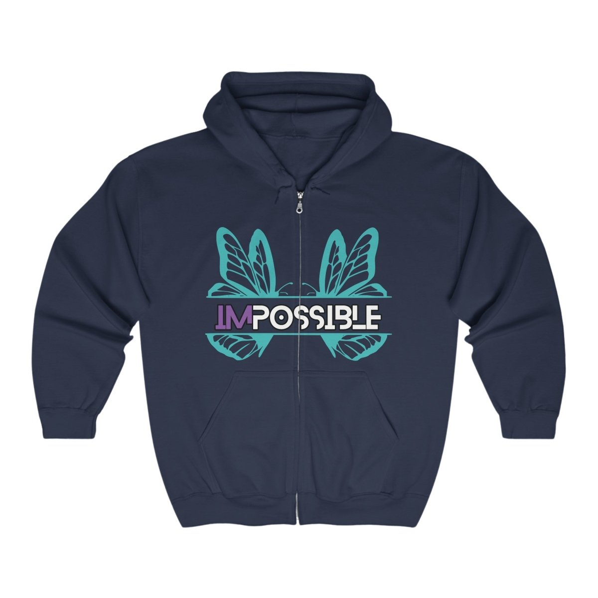 I'm Possible Women's Hoodie - MindLight Apparel - I'm Possible Women's Hoodie - S - Navy -
