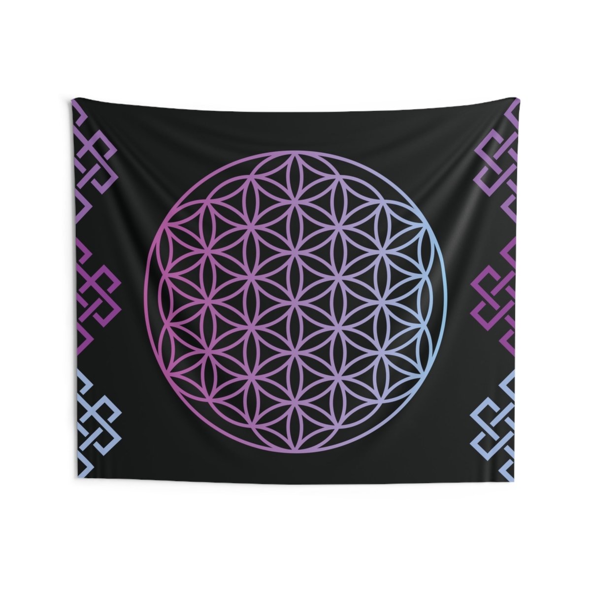 Intertwine Indoor Wall Tapestry - MindLight Apparel - Intertwine Indoor Wall Tapestry - 80" × 68" -