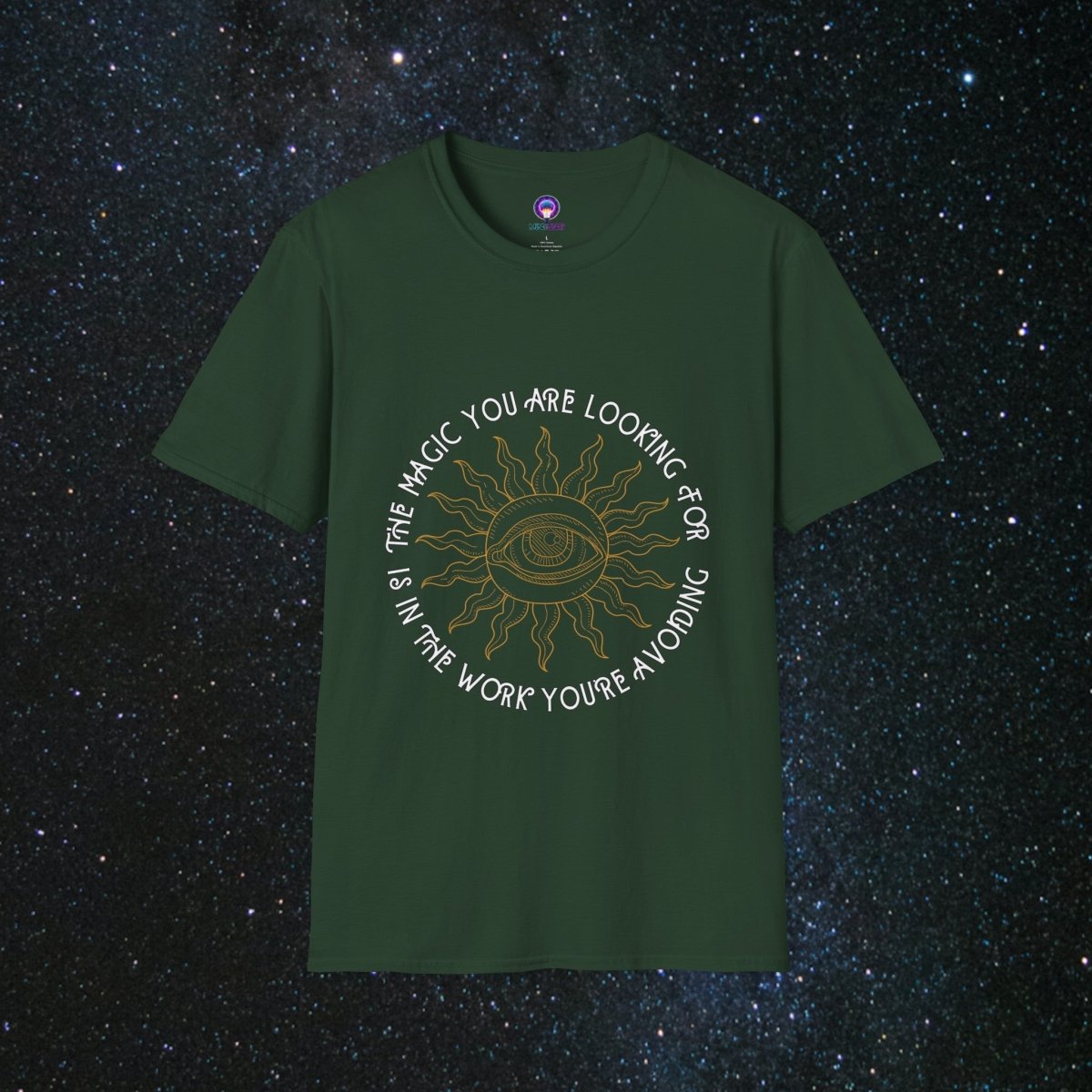 Laborum Unisex Softstyle Tee - MindLight Apparel - Laborum Unisex Softstyle Tee - Forest Green - S -