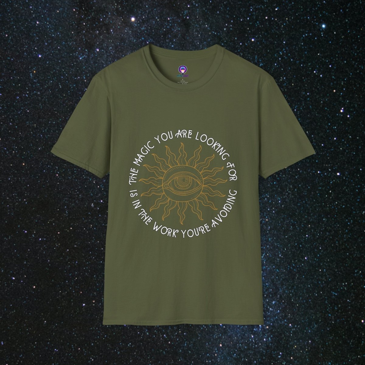 Laborum Unisex Softstyle Tee - MindLight Apparel - Laborum Unisex Softstyle Tee - Military Green - S -