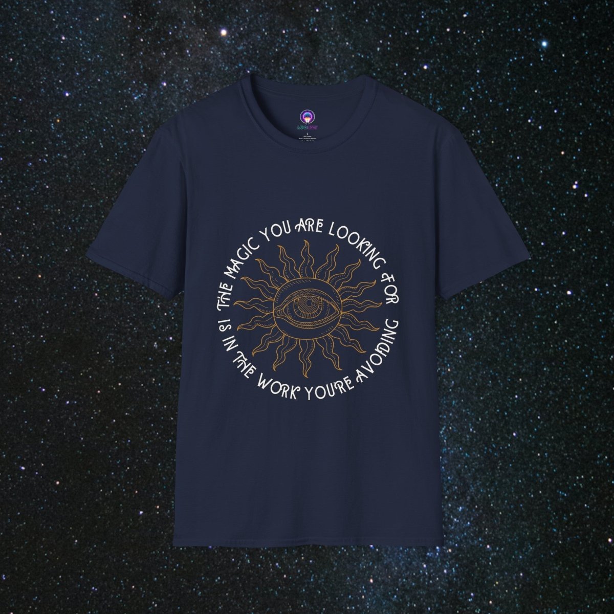 Laborum Unisex Softstyle Tee - MindLight Apparel - Laborum Unisex Softstyle Tee - Navy - S -