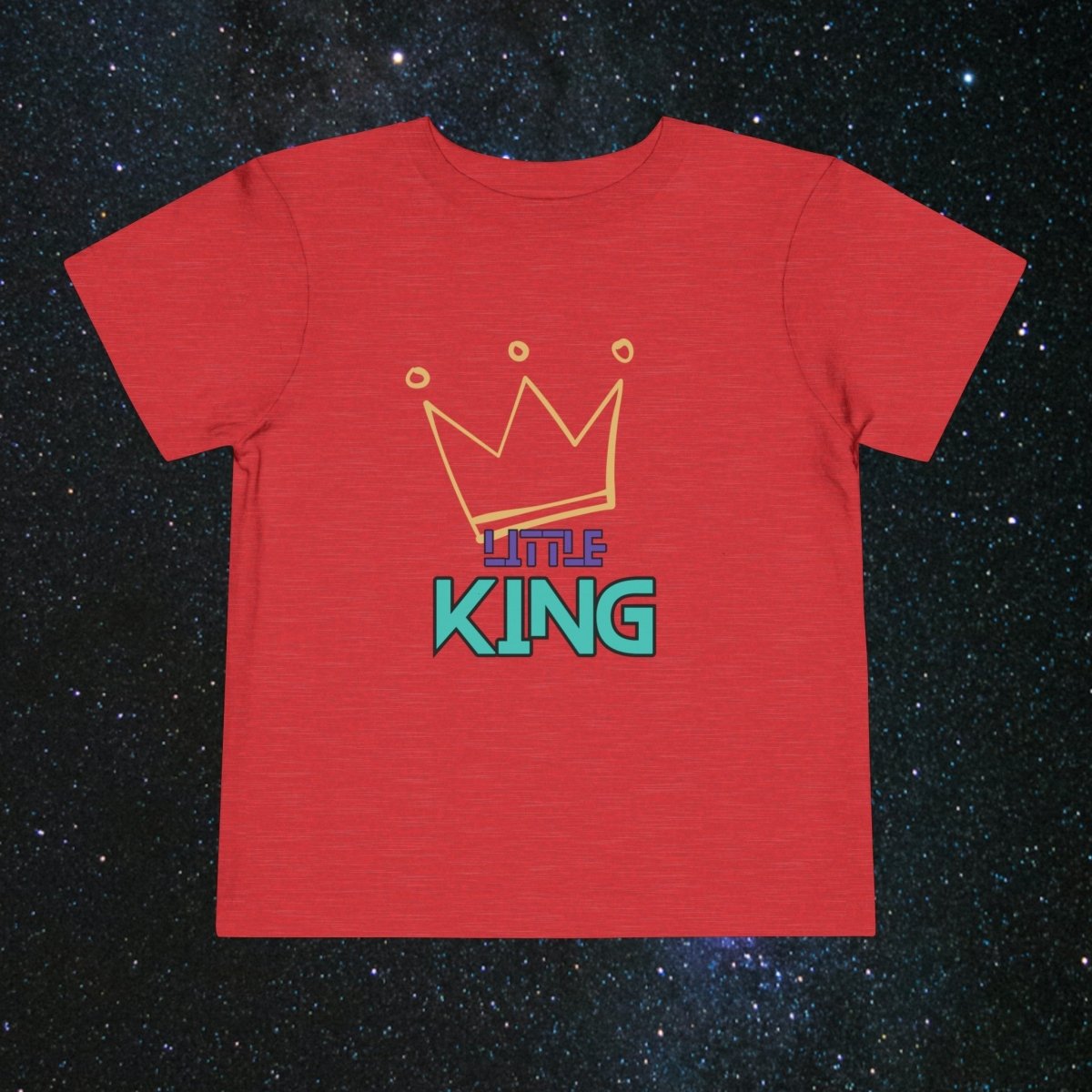 Little King Toddler Tee - MindLight Apparel - Little King Toddler Tee - Heather Red - 2T -