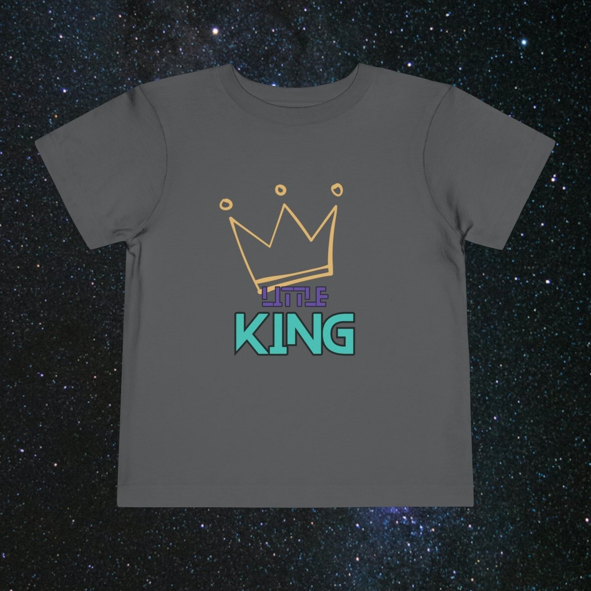 Little King Toddler Tee - MindLight Apparel - Little King Toddler Tee - Asphalt - 2T -