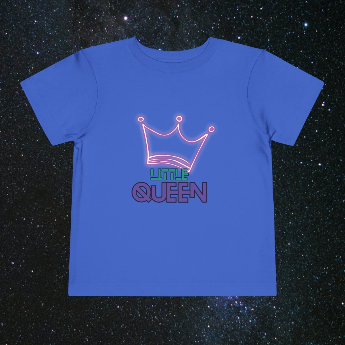 Little Queen Toddler Tee - MindLight Apparel - Little Queen Toddler Tee - True Royal - 2T -