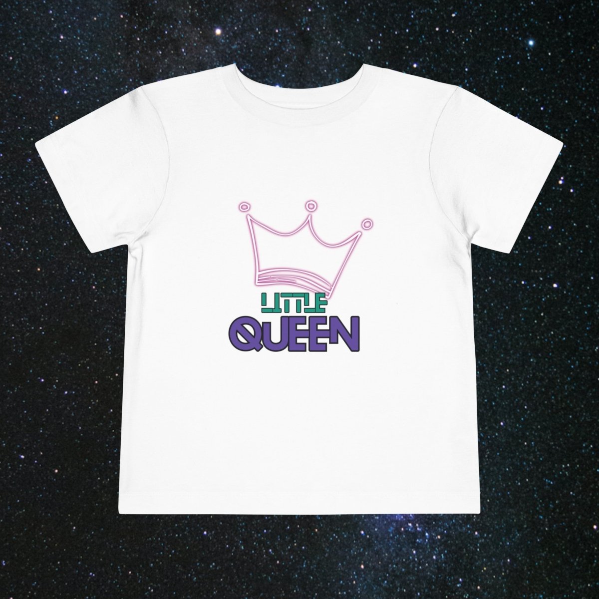 Little Queen Toddler Tee - MindLight Apparel - Little Queen Toddler Tee - White - 2T -
