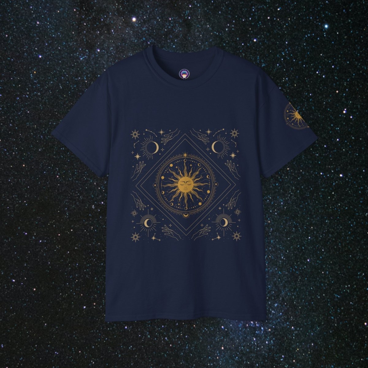 "Lovers Chase" Loose Fit Women's Tee - MindLight Apparel - "Lovers Chase" Loose Fit Women's Tee - Navy - S -