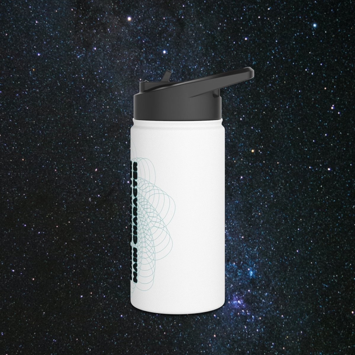 Main Character Stainless Steel Water Bottle - MindLight Apparel - Main Character Stainless Steel Water Bottle - 32oz - White -