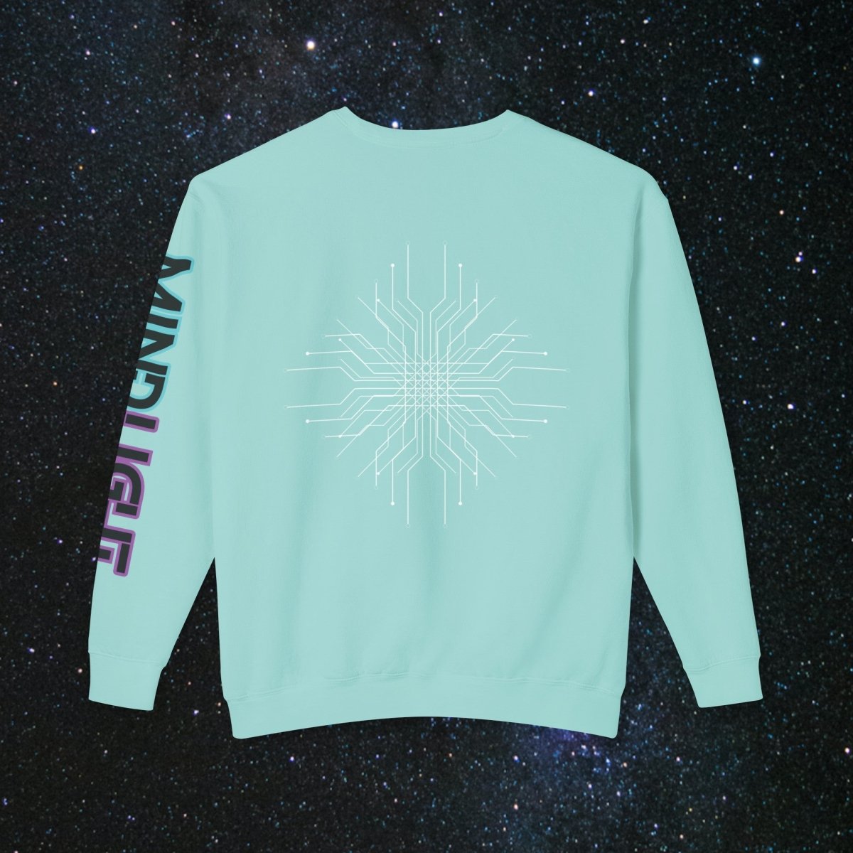 'Mainframe Break' Unisex Long Sleeve Tee - MindLight Apparel - 'Mainframe Break' Unisex Long Sleeve Tee - Hydrangea - S -