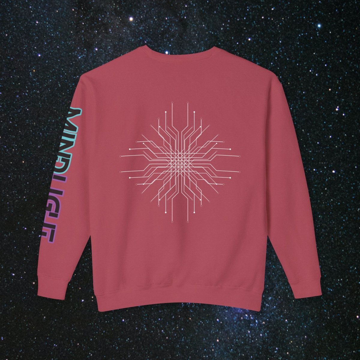 'Mainframe Break' Unisex Long Sleeve Tee - MindLight Apparel - 'Mainframe Break' Unisex Long Sleeve Tee - Hydrangea - S -