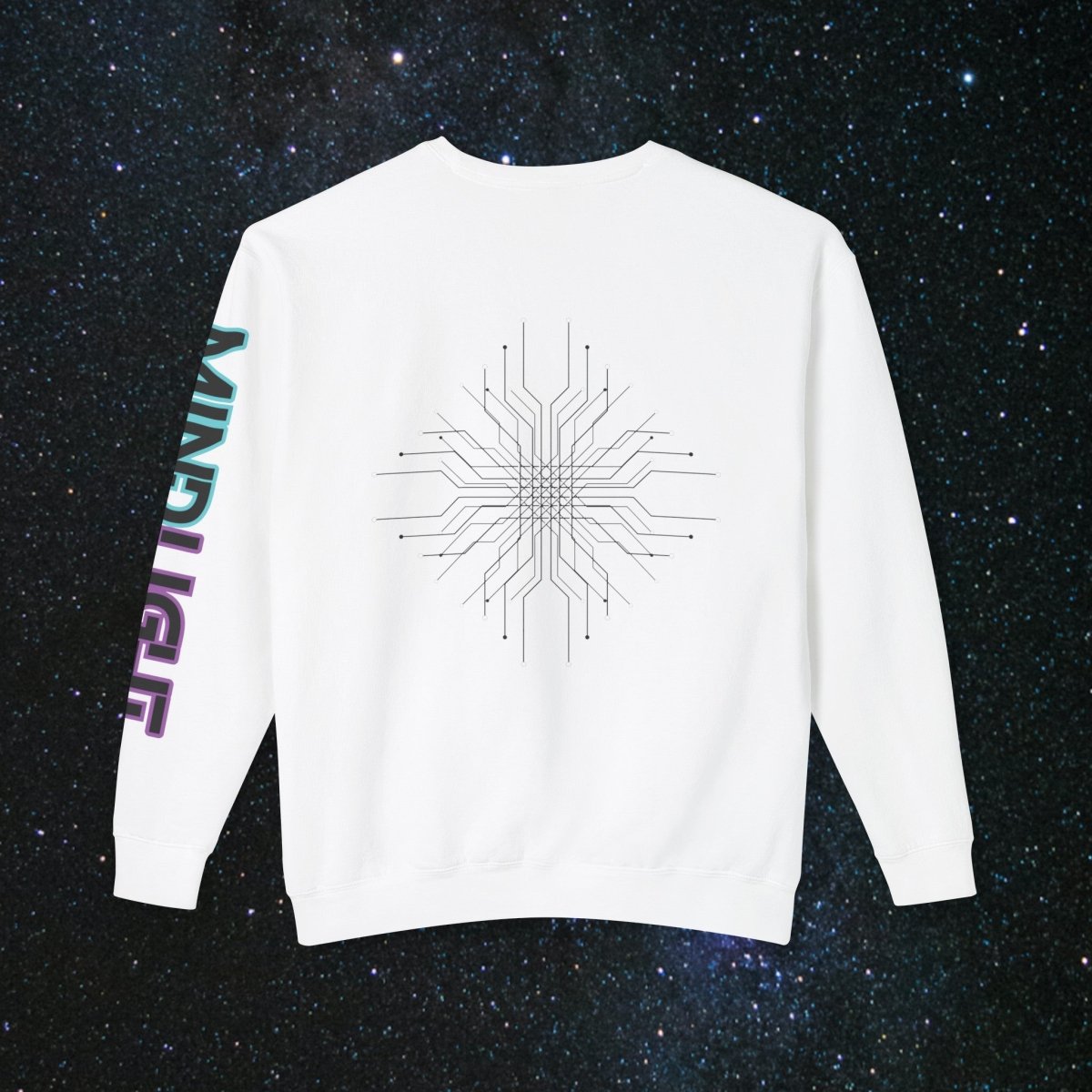 'Mainframe Break' Unisex Long Sleeve Tee - MindLight Apparel - 'Mainframe Break' Unisex Long Sleeve Tee - Hydrangea - S -