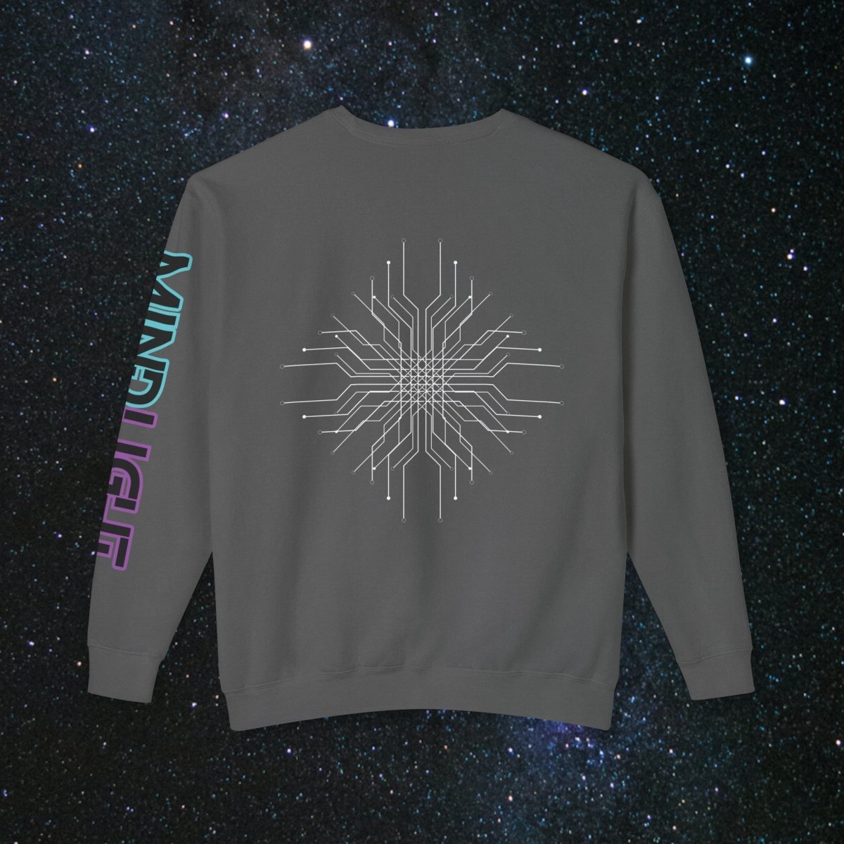 'Mainframe Break' Unisex Long Sleeve Tee - MindLight Apparel - 'Mainframe Break' Unisex Long Sleeve Tee - Hydrangea - S -