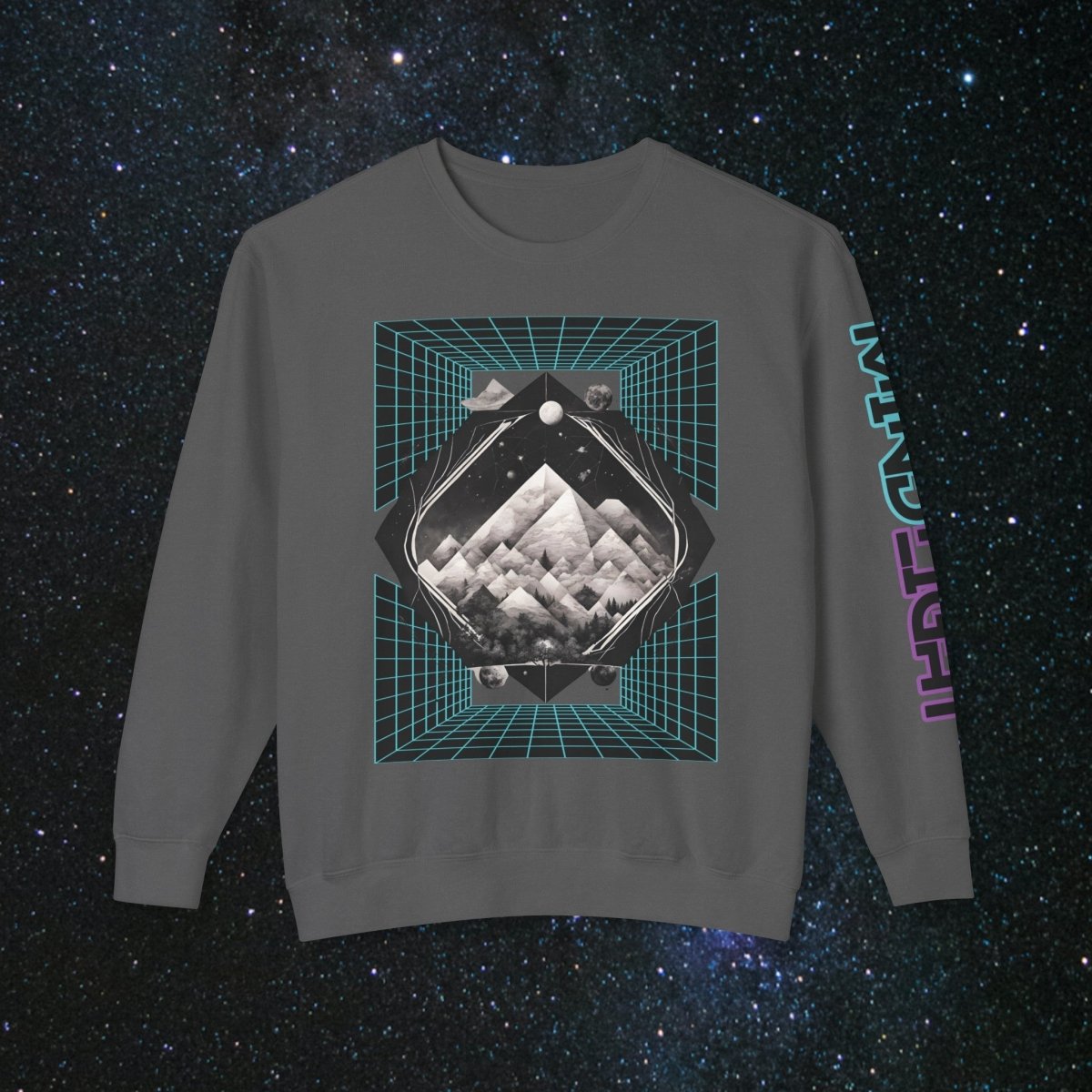 'Mainframe Break' Unisex Long Sleeve Tee - MindLight Apparel - 'Mainframe Break' Unisex Long Sleeve Tee - Pepper - S -