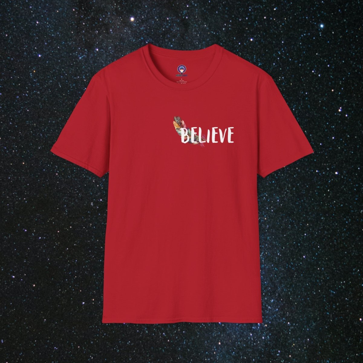 Manifestation - Minima Unisex Softstyle T-Shirt - MindLight Apparel - Manifestation - Minima Unisex Softstyle T-Shirt - Cherry Red - S -
