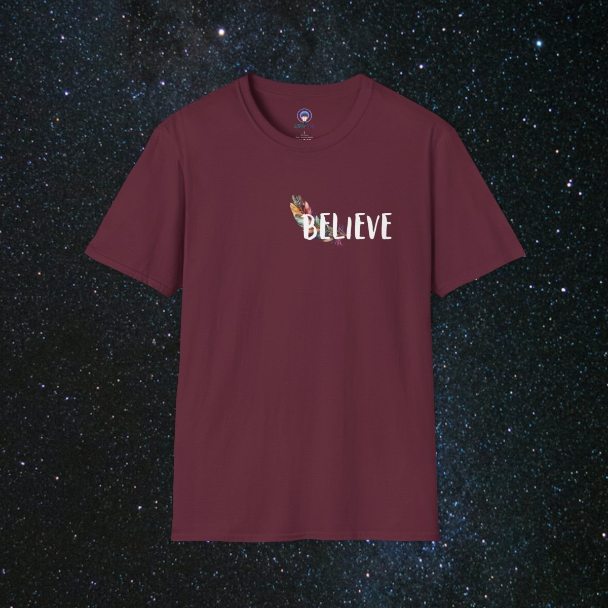 Manifestation - Minima Unisex Softstyle T-Shirt - MindLight Apparel - Manifestation - Minima Unisex Softstyle T-Shirt - Maroon - S -